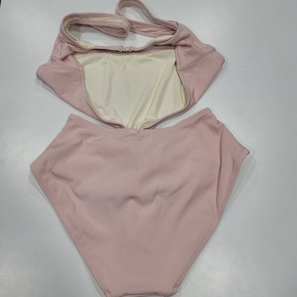 Solid & Striped The Bailey Ballet Ribbed One Piece Swimsuit Size Large - Picture 12 of 16